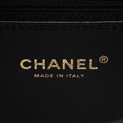 Chanel Caviar Leather CC Filigree Medium Vanity Case