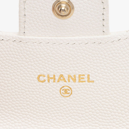 Chanel Caviar Leather Classic Card Holder (SHF-RUM2mf)