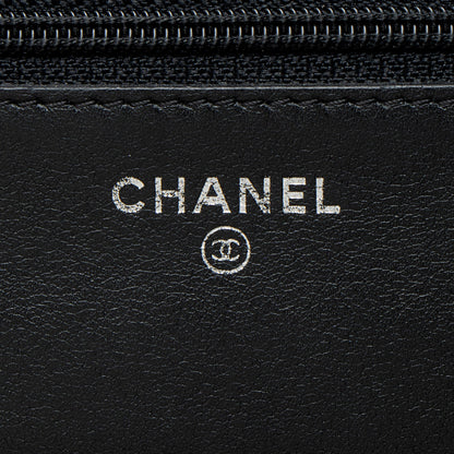 Chanel Caviar Leather CC Wallet on Chain