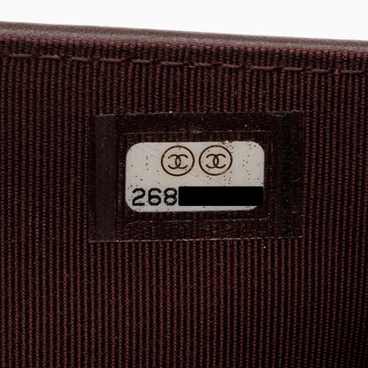 Chanel Caviar Leather CC Yen Wallet
