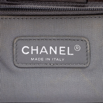 Chanel Metallic Leather Cerf Classic Executive Small Tote (SHF-15194)