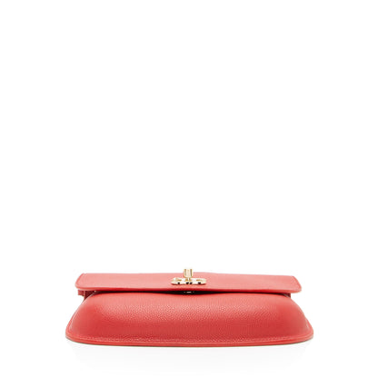 Chanel Caviar Leather Chain Flap Bag (SHF-jkLsG8)