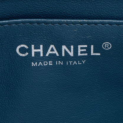 Chanel Caviar Leather Chain Flap Clutch