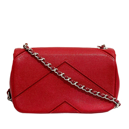 Chanel Caviar Leather Chain Single Flap (SHG-MGj2xV)