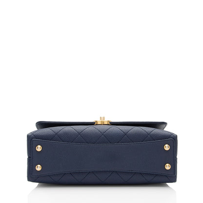 Chanel Caviar Leather Chic Affinity Top Handle (SHF-ocTgVA)