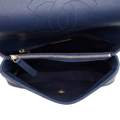 Chanel Caviar Leather Chic Affinity Top Handle (SHF-ocTgVA)