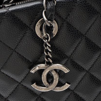 Chanel Caviar Leather City Small Shopping Tote