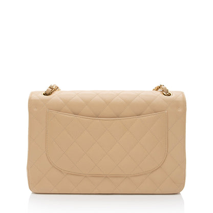 Chanel Caviar Leather Classic Jumbo Double Flap Bag