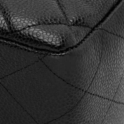 Chanel Caviar Leather Classic Jumbo Single Flap Bag (SHF-LHfnsx)