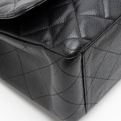Chanel Caviar Leather Classic Maxi Single Flap Bag