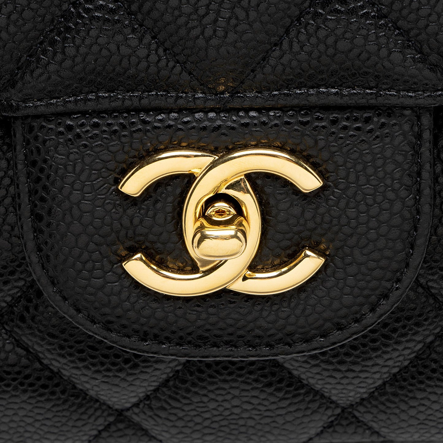 Chanel Caviar Leather Classic Maxi Single Flap Bag