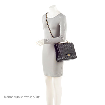 Chanel Caviar Leather Classic Maxi Single Flap Bag