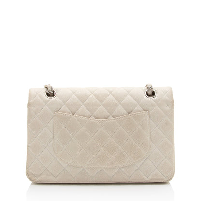 Chanel Caviar Leather Classic Medium Double Flap Bag