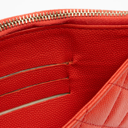 Chanel Caviar Leather Classic Pouch Wallet