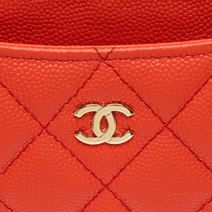 Chanel Caviar Leather Classic Pouch Wallet