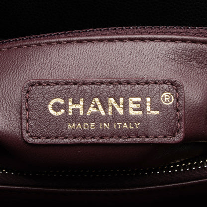 Chanel Caviar Leather Coco Top Handle Medium Flap Bag (SHF-xxvlCu)