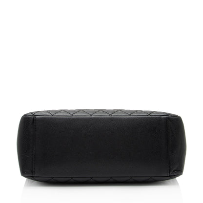 Chanel Caviar Leather Grand Shopping Tote (SHF-eUITwo)