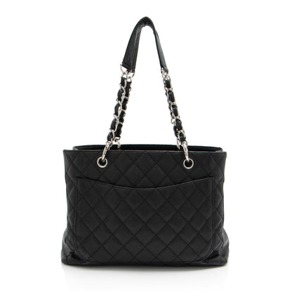 Chanel Caviar Leather Grand Shopping Tote (SHF-7NDD2a)