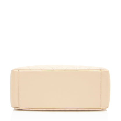 Chanel Caviar Leather Grand Shopping Tote