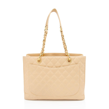 Chanel Caviar Leather Grand Shopping Tote