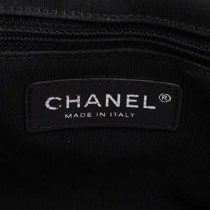 Chanel Caviar Leather Grosgrain CC Top Handle