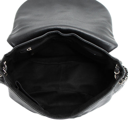 Chanel Caviar Leather Half Moon Shoulder Bag