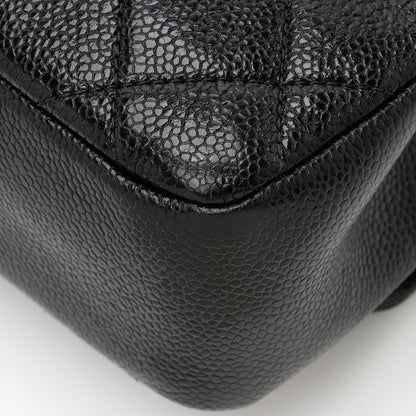 Chanel Caviar Leather Incognito Square Mini Flap Bag