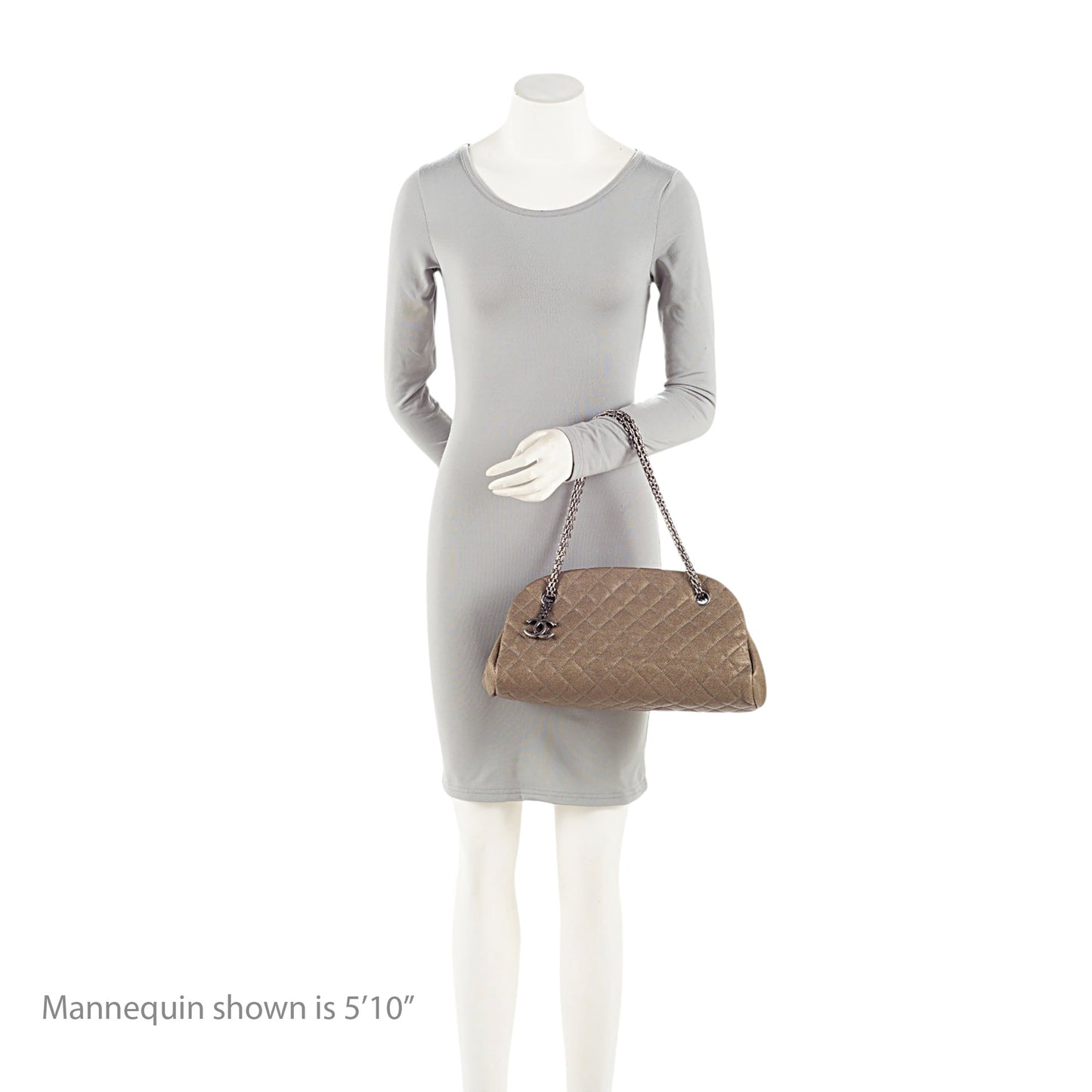 Chanel Caviar Leather Just Mademoiselle Bowler Bag