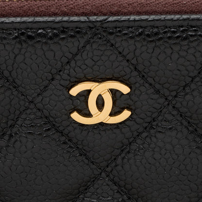 Chanel Caviar Leather Large O-Case