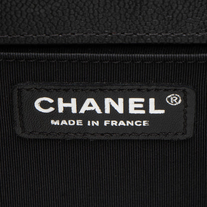 Chanel Caviar Leather Old Medium Boy Bag