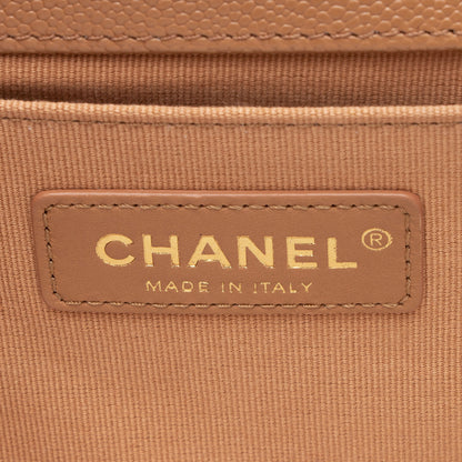 Chanel Caviar Leather Old Medium Boy Bag