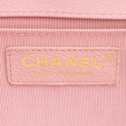 Chanel Caviar Leather Old Medium Boy Bag