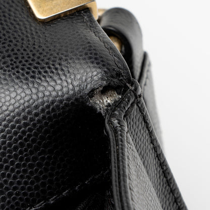 Chanel Caviar Leather Old Medium Boy Bag