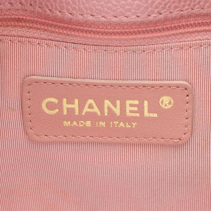Chanel Caviar Leather Petite Shopping Tote (SHF-yT2Qvc)