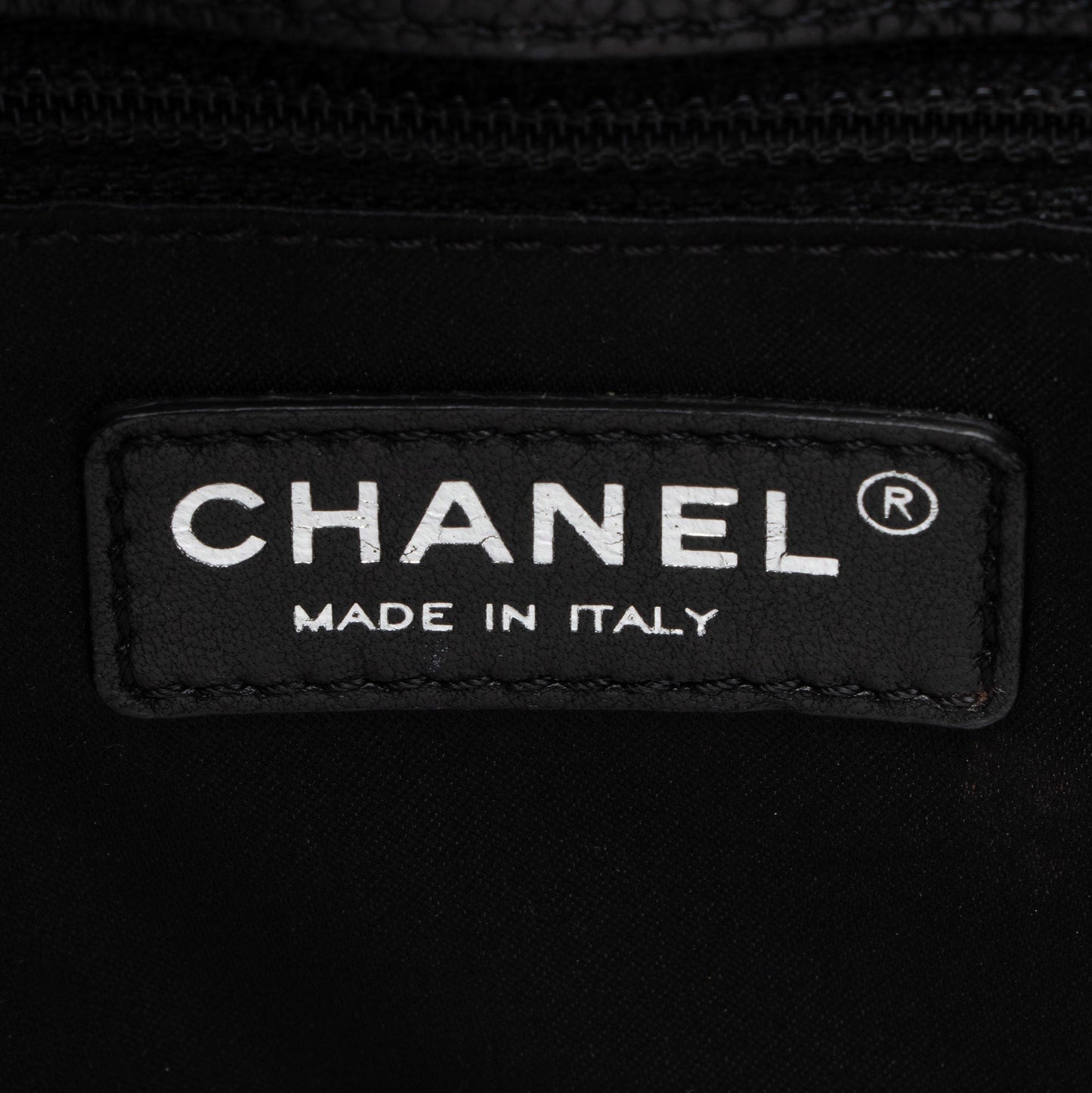 Chanel Caviar Leather Petite Shopping Tote