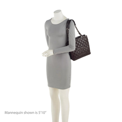 Chanel Caviar Leather Petite Shopping Tote