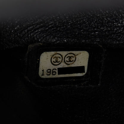 Chanel Caviar Leather Reissue 227 Double Flap Shoulder Bag