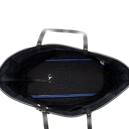 Chanel Caviar Leather Shopping Fever Small Tote