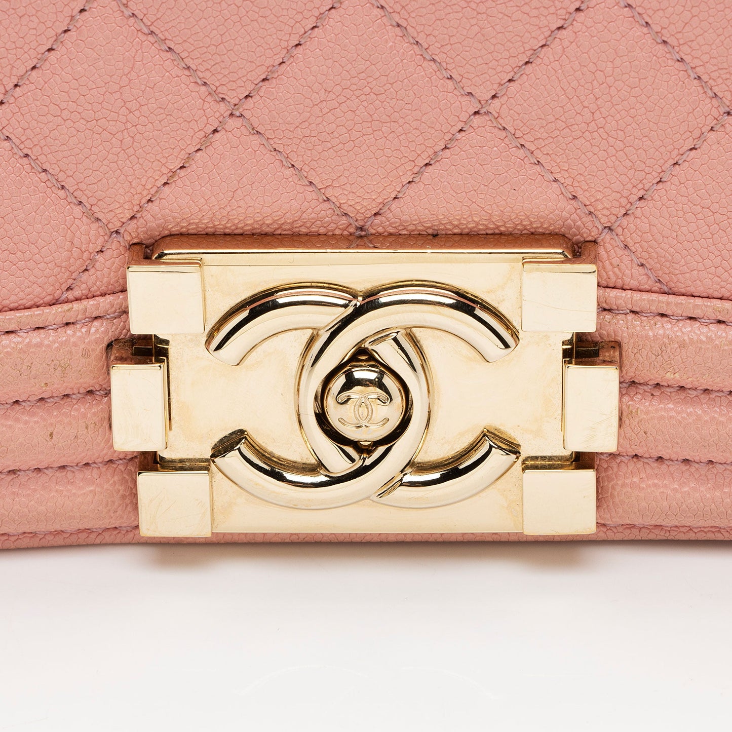 Chanel Caviar Leather Small Boy Bag