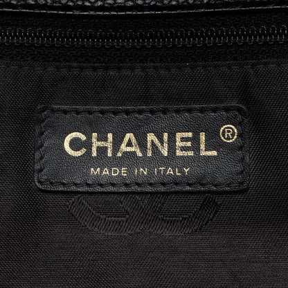Chanel Caviar Leather Stitched CC Flap Satchel (SHF-ewpcah)