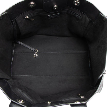 Chanel Caviar Leather Studded Deauville Large Tote