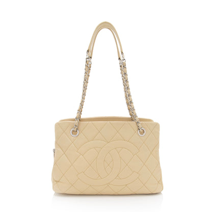 Chanel Caviar Leather Timeless CC Soft Shopper Tote - FINAL SALE