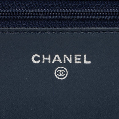 Chanel Caviar Leather Timeless CC Wallet on Chain