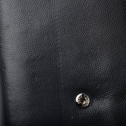 Chanel Caviar Leather Timeless Wallet (SHF-kbpgFo)