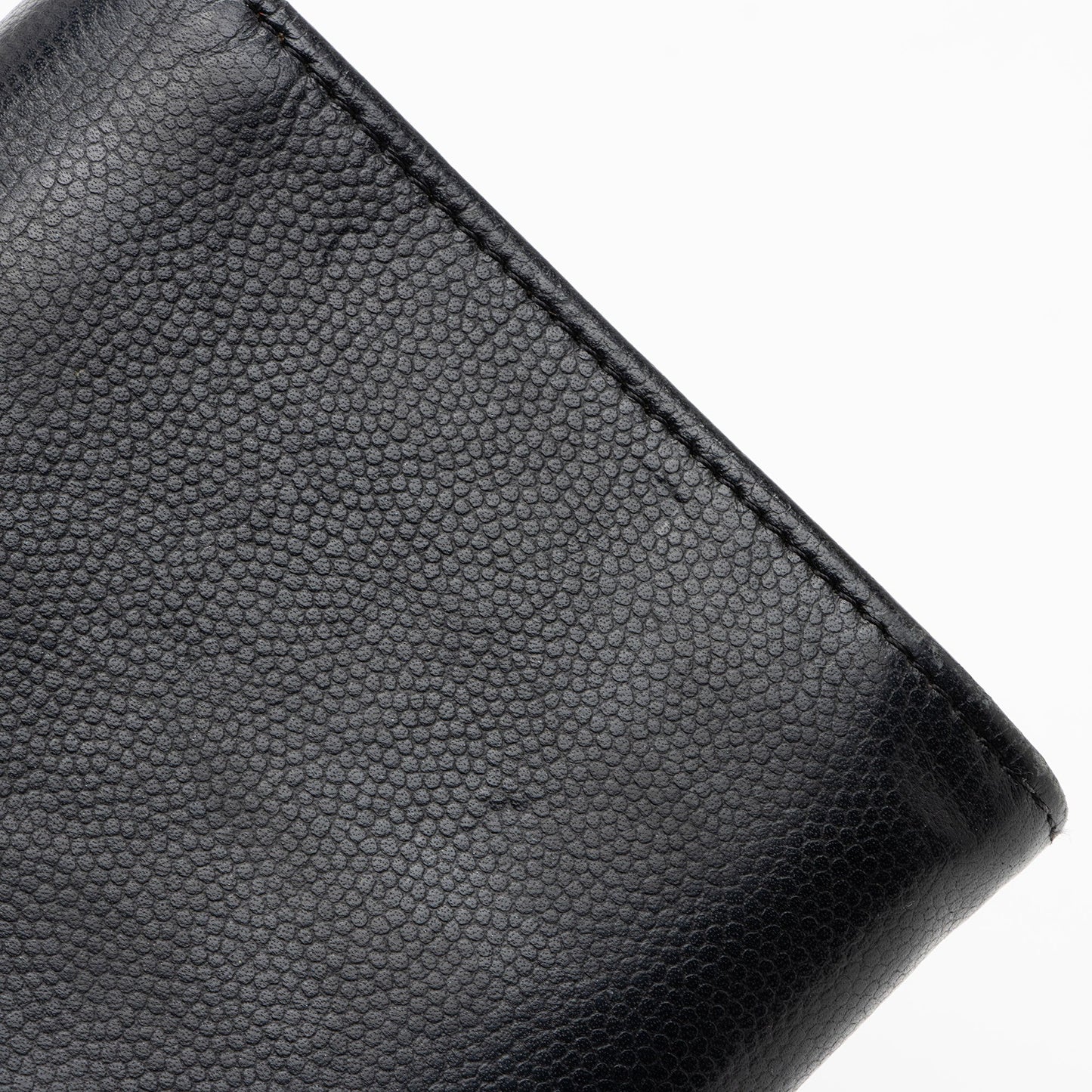 Chanel Caviar Leather Timeless Wallet (SHF-kbpgFo)