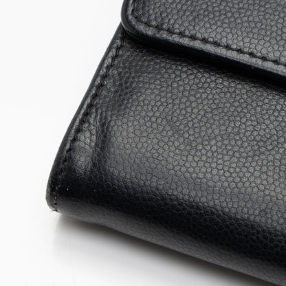 Chanel Caviar Leather Timeless Wallet (SHF-kbpgFo)