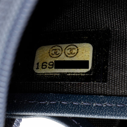 Chanel Caviar Leather Timeless Zip Around Wallet
