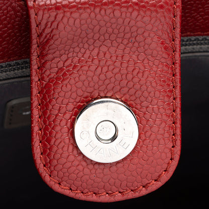 Chanel Caviar Leather Vertical Grand Shopping Tote (SHF-19404)