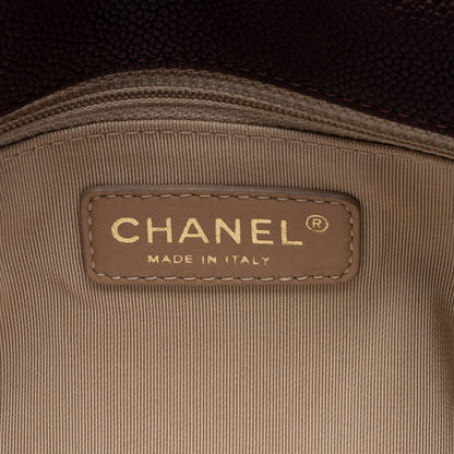Chanel Caviar Leather Wild Stitch Flap Shoulder Bag