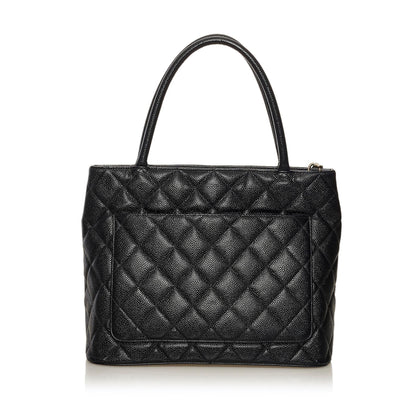Chanel Caviar Medallion Tote Bag (SHG-iVagKM)